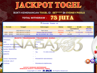 bukti jp naga303 #492
